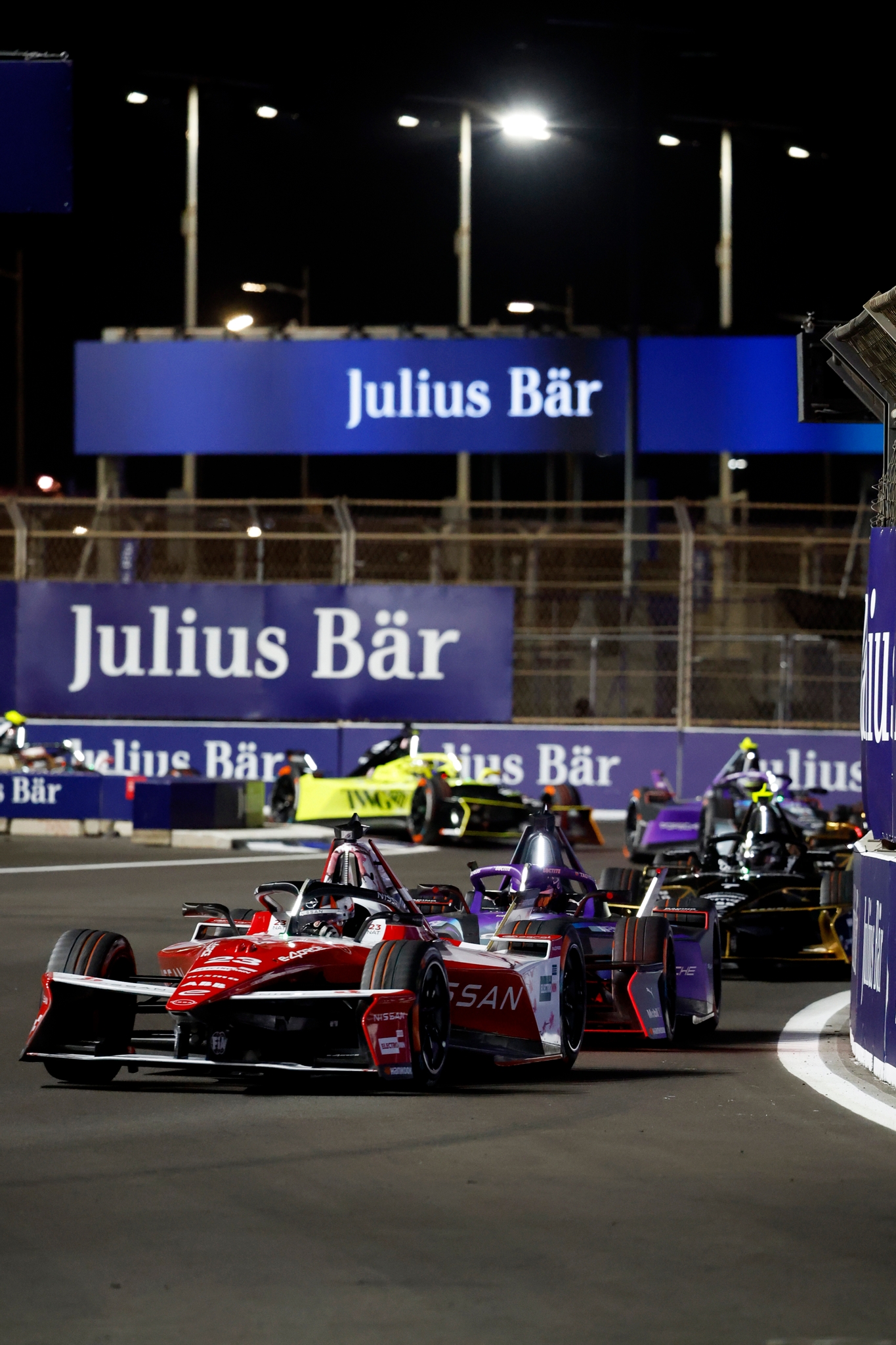 JEDDAH, SAUDI ARABIA - FEBRUARY 13: Norman Nato de Francia conduciendo el Nissan Formula E Team Nissan e-4ORCE 05 (No. 23) en pista durante el Jeddah E-Prix, Round 4 of the 2026 FIA Formula E World Championship en el Circuito de la Corniche de Jeddah el 13 de febrero de 2026 en Jeddah, Arabia Saudita. (Foto: Jordan McKean/LAT Images)