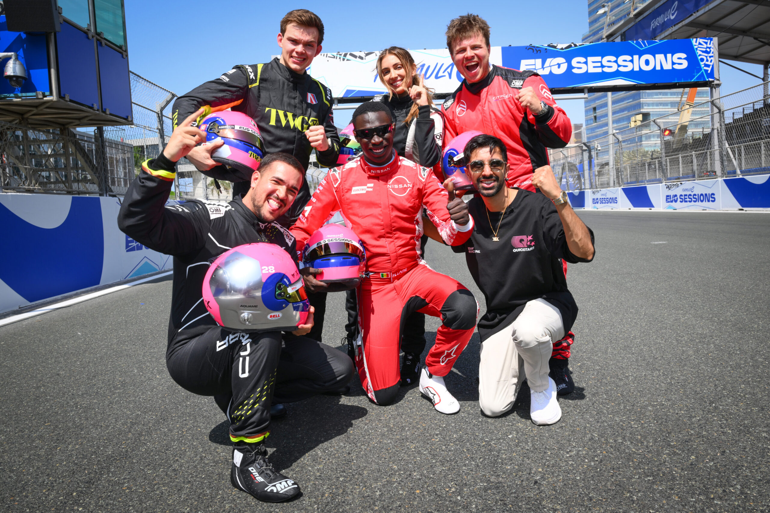 Equipo QuickStars en Jeddah