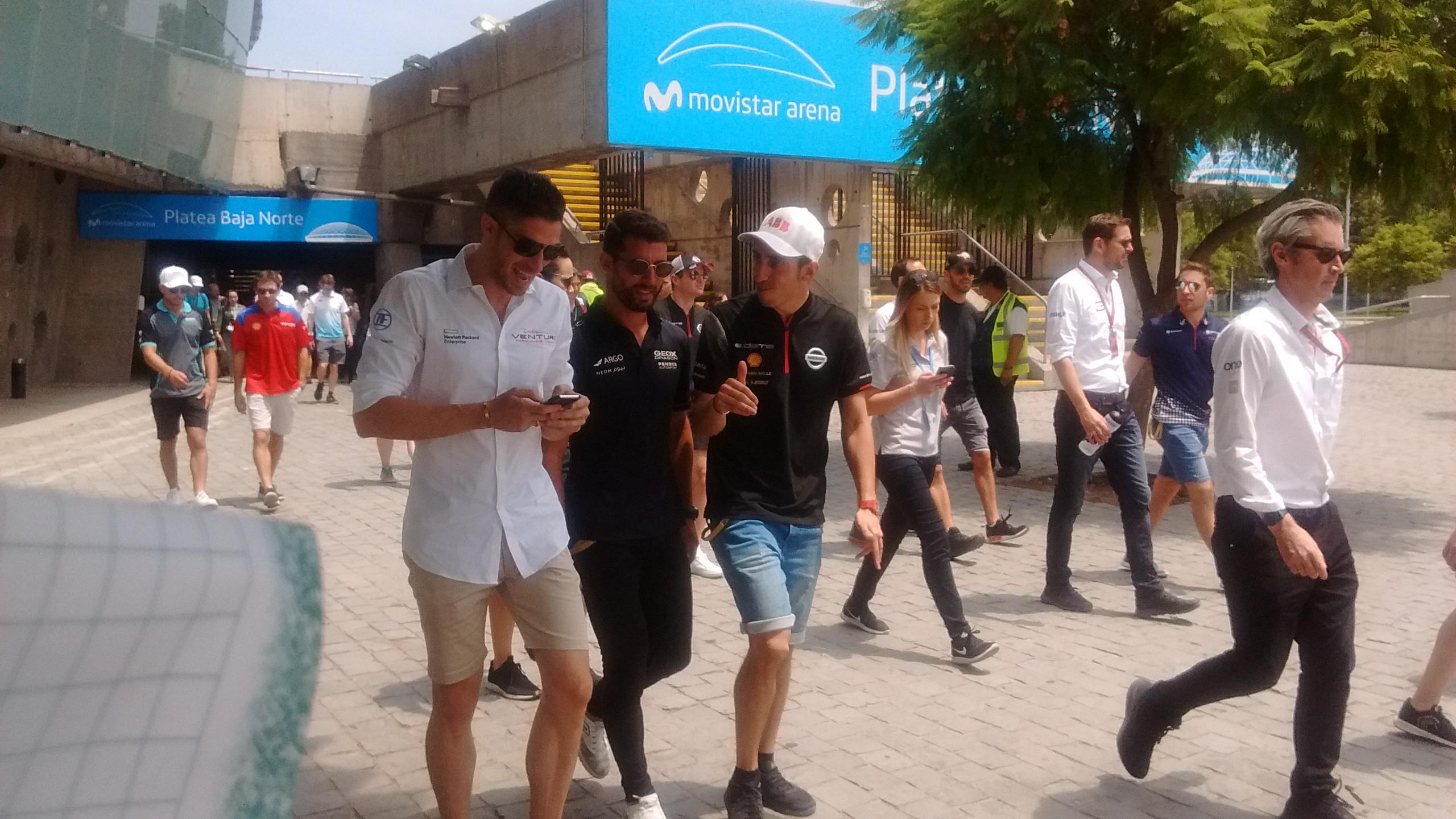 Entrevistas en el paddock Formula E