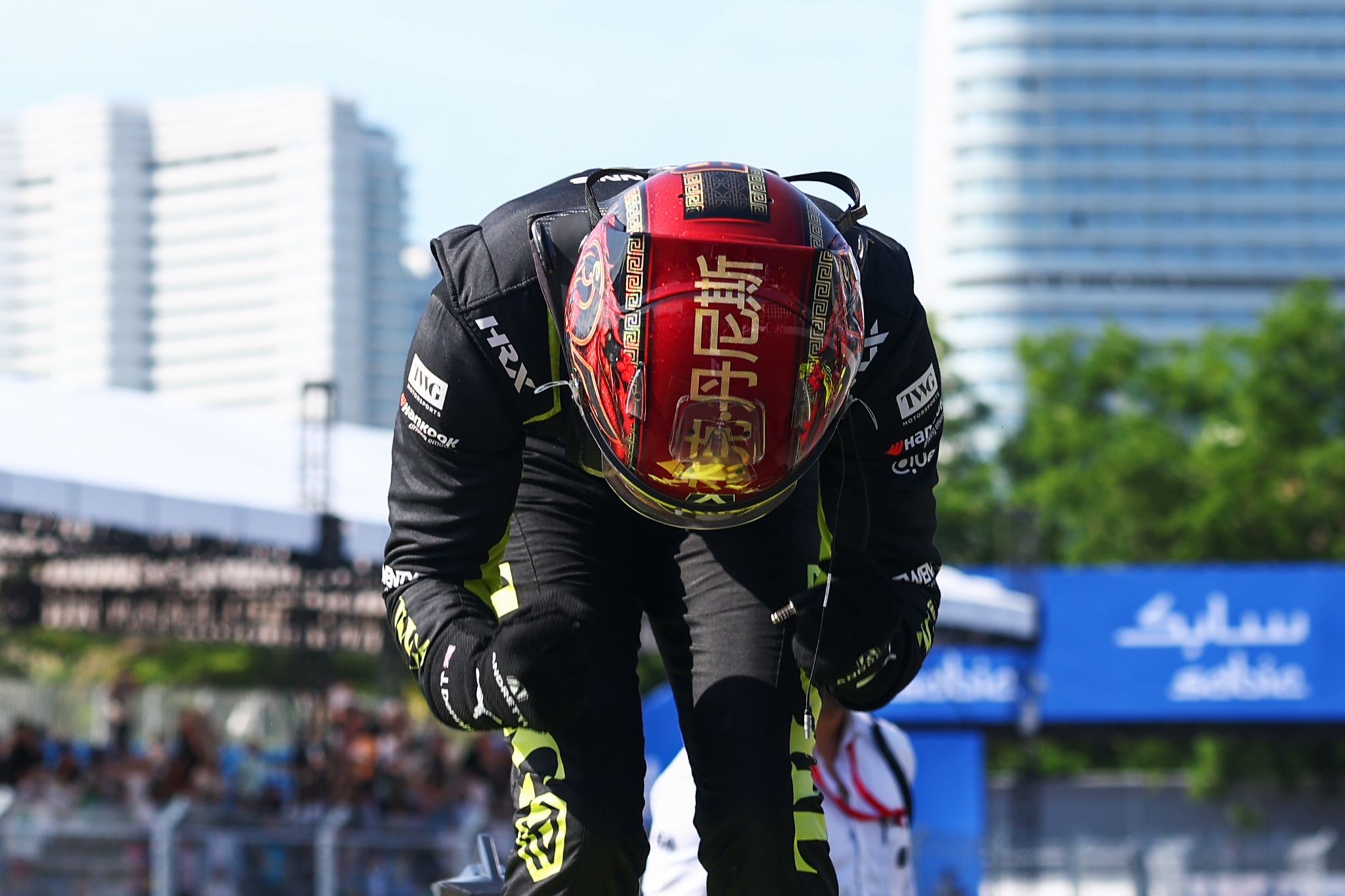 Ganador de la carrera Jake Dennis de Gran Bretaña and Andretti Formula E