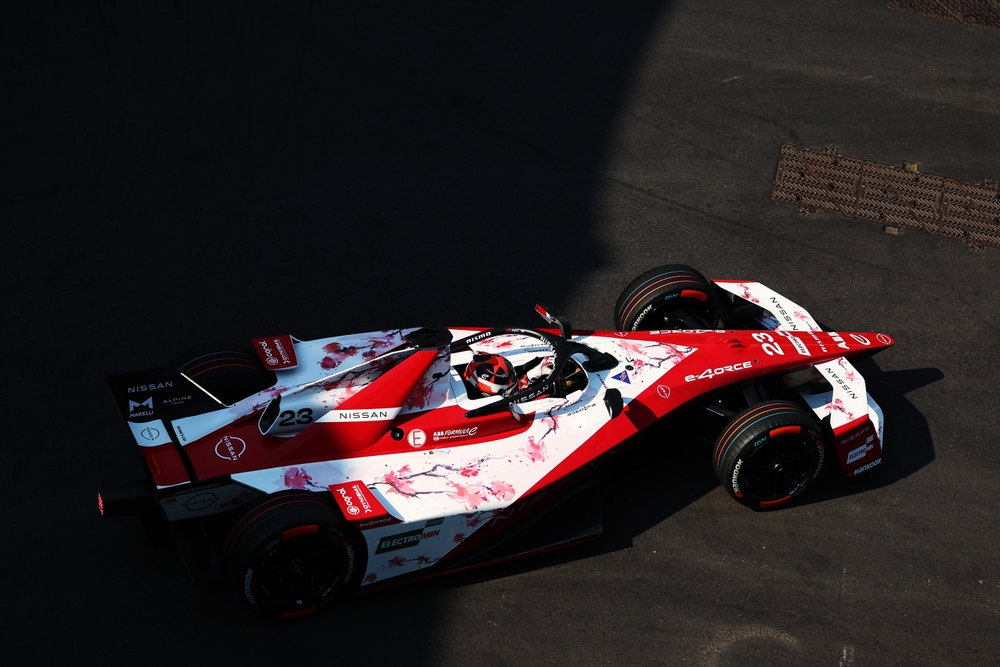 Norman Nato (Nissan Formula E Team) en pista durante las prácticas del London E-Prix en ExCel London. (Foto: Alastair Staley / LAT Images / 2026 Getty Images)