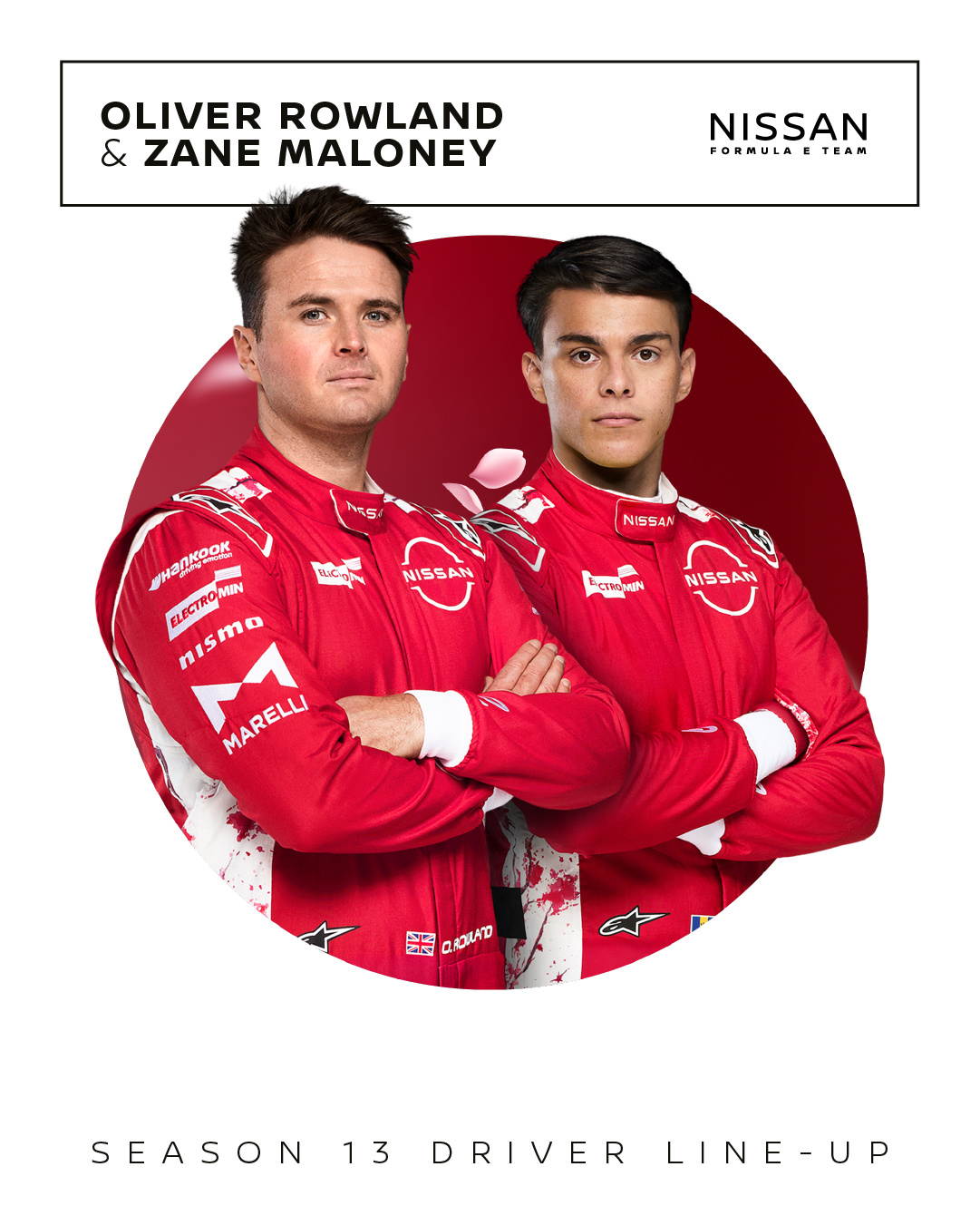 Nissan Formula E Team confirma a Zane Maloney como piloto junto a Oliver Rowland para la Temporada 13